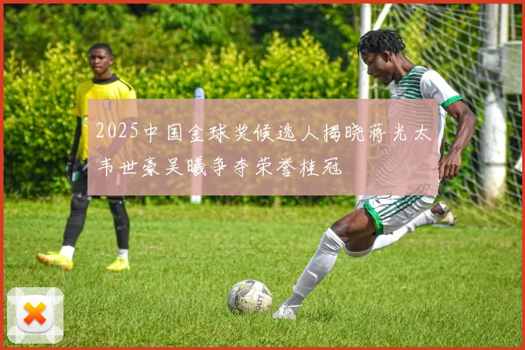 2025中国金球奖候选人揭晓蒋光太韦世豪吴曦争夺荣誉桂冠